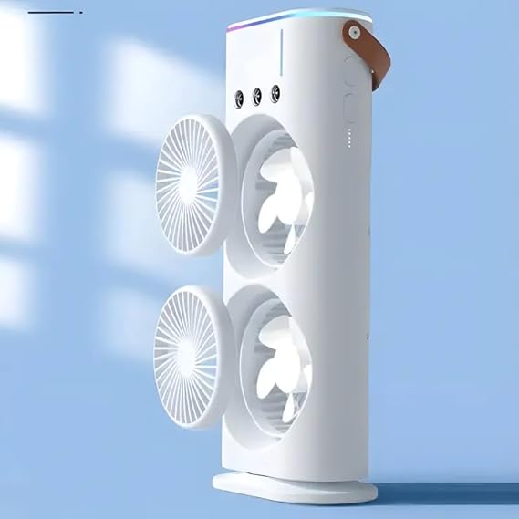 Portable Mini Double Fan Air Cooler