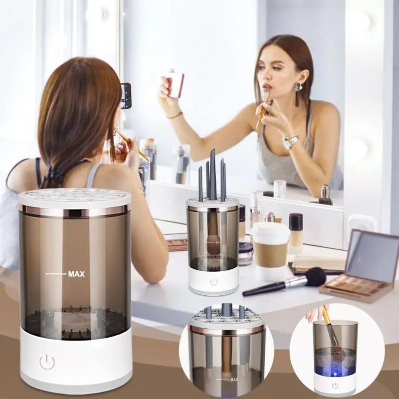 Automatic USB Operate Makeup Brushes Cleaner Machine