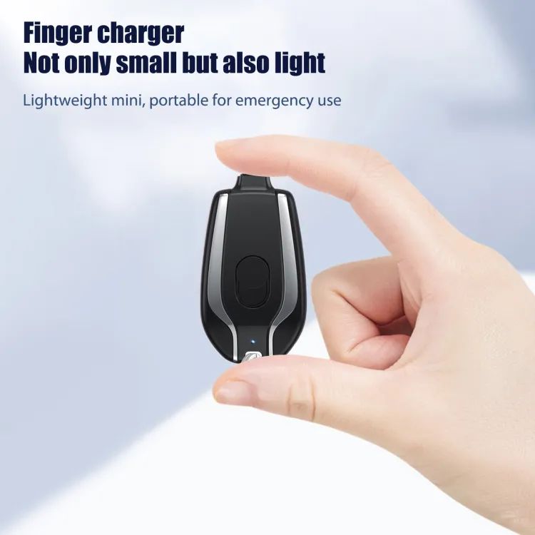 Mini Portable Keychain Phone Charger Emergency Power Bank