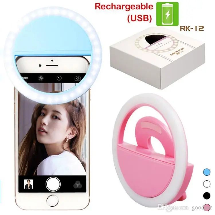 Portable Mobile Selfie Ring Light