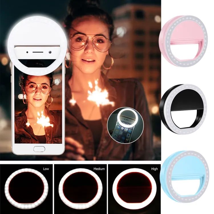 Portable Mobile Selfie Ring Light