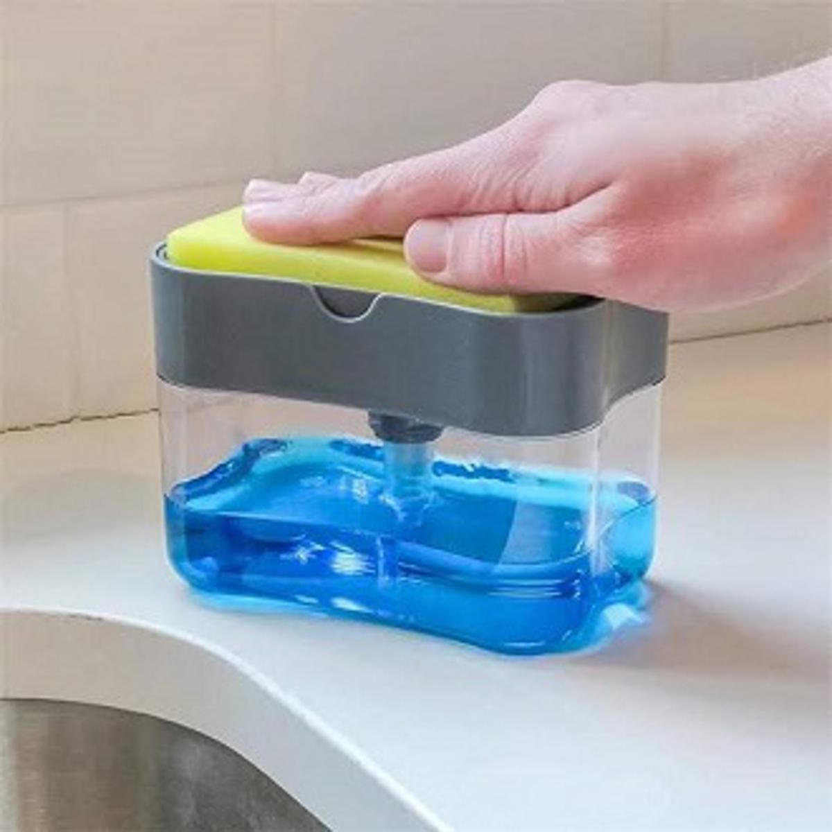 Soap Pump Dispenser and Sponge Holder