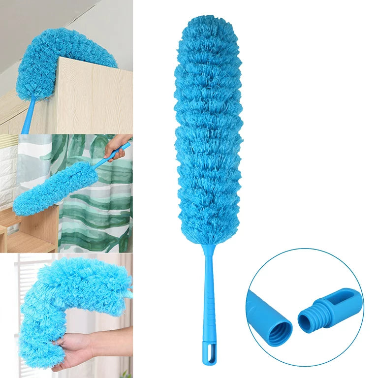 AlClean Flexible Micro Fiber Duster With Telescopic Stainless Steel Handle for Fan Cleaning Specially