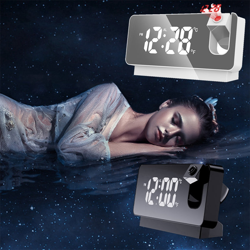 LED Digital Projection Alarm Clock Electronic Alarm Clock